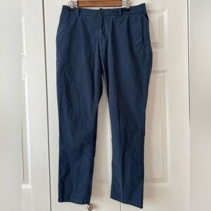 Bonobos Chino. Summer Weight. 33L X 30W. Blue. Tailored Fit